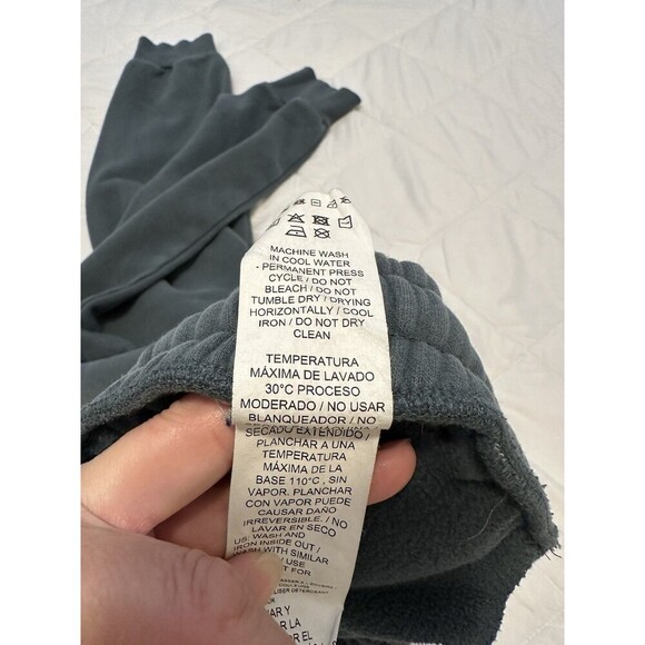 Puma SE Sweatpants Youth Large Green/Grey - Picture 9 of 12